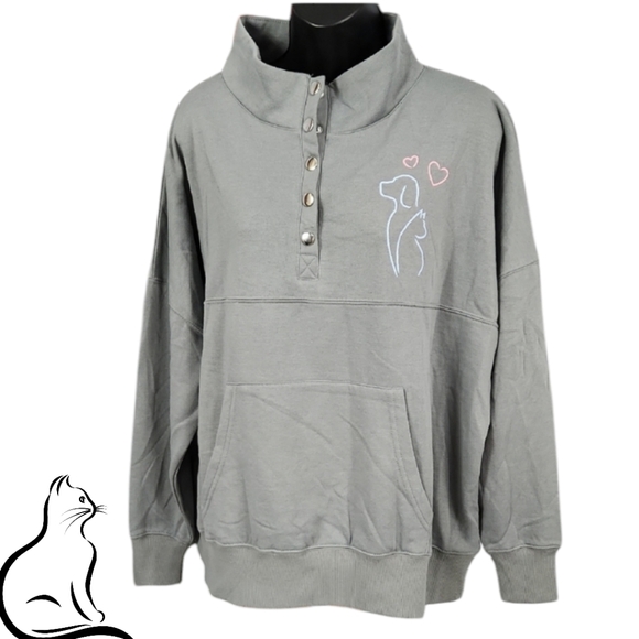 Animal Rescue Henley Pullover - Picture 3 of 10